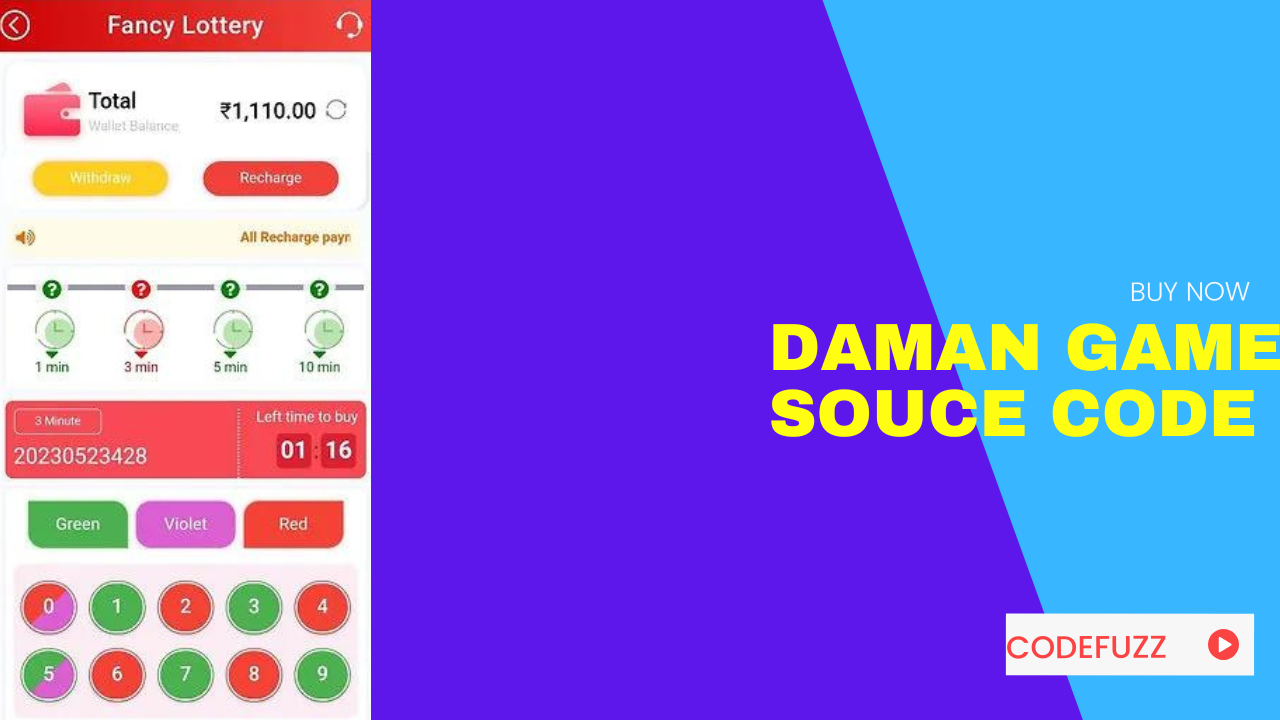 Daman website / Tc Lottery Game Source Code, Free demo available, Mobile &  PC